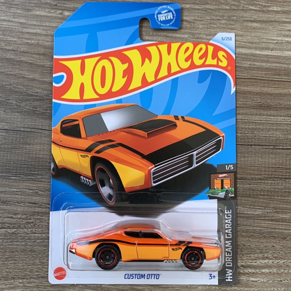 Hot Wheels Custom Otto Orange Muscle Car HW Dream Garage Hotwheels 2024 🆕